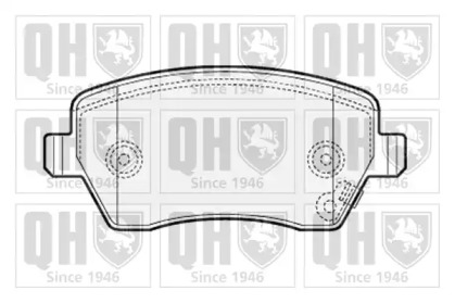 Комплект тормозных колодок QUINTON HAZELL BP1532