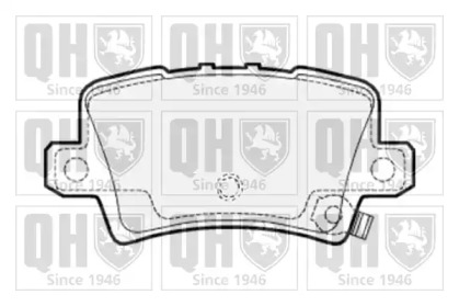 Комплект тормозных колодок QUINTON HAZELL BP1536