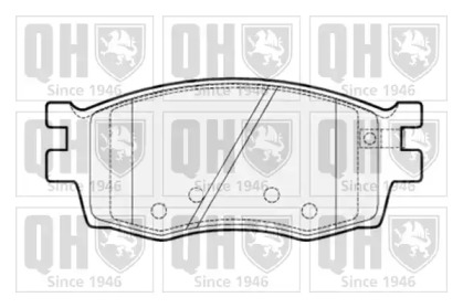 Комплект тормозных колодок QUINTON HAZELL BP1537