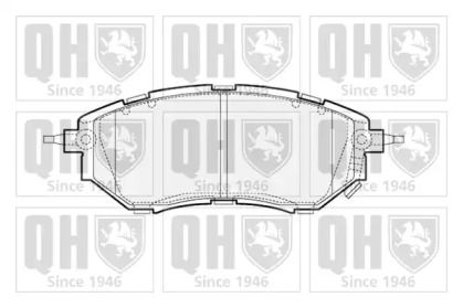 Комплект тормозных колодок QUINTON HAZELL BP1543