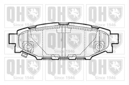 Комплект тормозных колодок QUINTON HAZELL BP1544