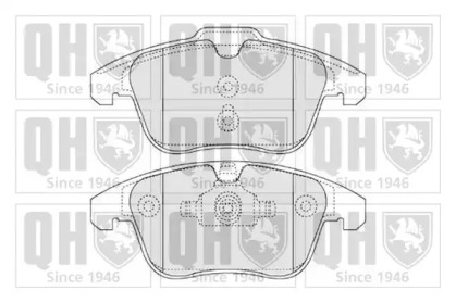Комплект тормозных колодок QUINTON HAZELL BP1558