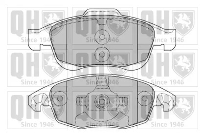 Комплект тормозных колодок QUINTON HAZELL BP1561