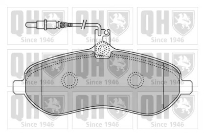 Комплект тормозных колодок QUINTON HAZELL BP1572