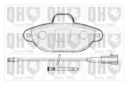 Комплект тормозных колодок QUINTON HAZELL BP1576