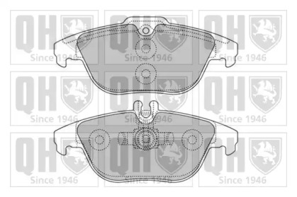 Комплект тормозных колодок QUINTON HAZELL BP1582