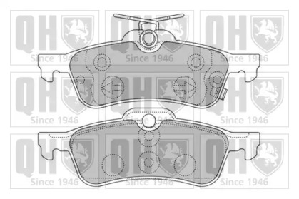 Комплект тормозных колодок QUINTON HAZELL BP1585