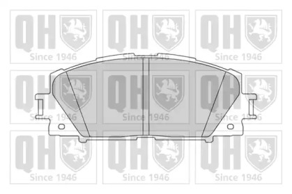 Комплект тормозных колодок QUINTON HAZELL BP1586