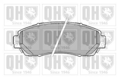 Комплект тормозных колодок QUINTON HAZELL BP1589