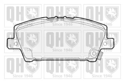 Комплект тормозных колодок QUINTON HAZELL BP1598