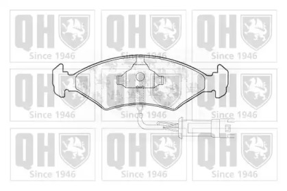 Комплект тормозных колодок QUINTON HAZELL BP160