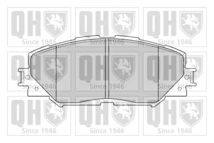 Комплект тормозных колодок QUINTON HAZELL BP1600