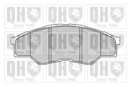 Комплект тормозных колодок QUINTON HAZELL BP1604