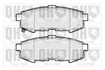 Комплект тормозных колодок QUINTON HAZELL BP1610