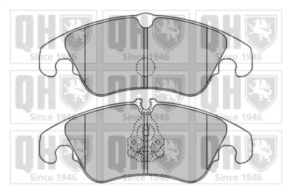 Комплект тормозных колодок QUINTON HAZELL BP1648