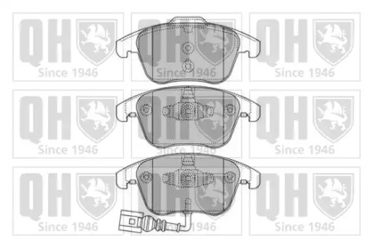 Комплект тормозных колодок QUINTON HAZELL BP1650