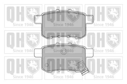 Комплект тормозных колодок QUINTON HAZELL BP1659