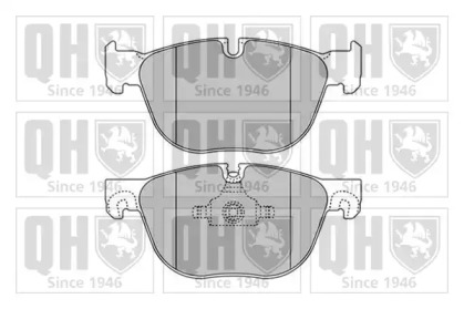 Комплект тормозных колодок QUINTON HAZELL BP1665
