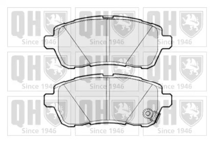 Комплект тормозных колодок QUINTON HAZELL BP1677