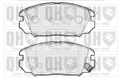 Комплект тормозных колодок QUINTON HAZELL BP1688