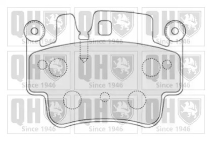 Комплект тормозных колодок QUINTON HAZELL BP1694