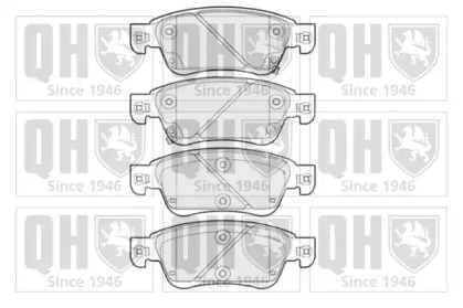 Комплект тормозных колодок QUINTON HAZELL BP1708
