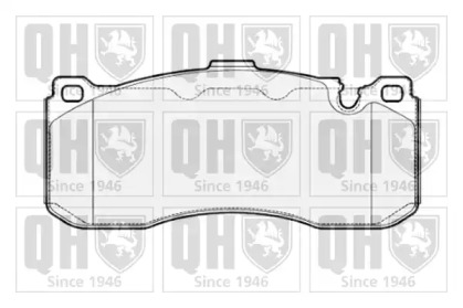 Комплект тормозных колодок QUINTON HAZELL BP1710
