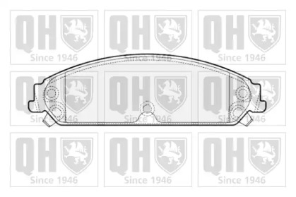 Комплект тормозных колодок QUINTON HAZELL BP1717