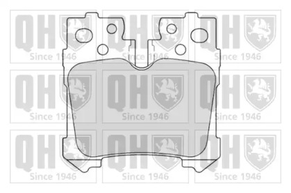 Комплект тормозных колодок QUINTON HAZELL BP1724