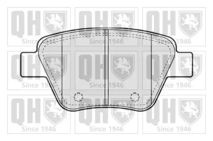 Комплект тормозных колодок QUINTON HAZELL BP1732