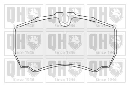 Комплект тормозных колодок QUINTON HAZELL BP1734