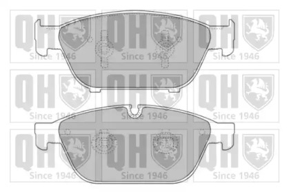 Комплект тормозных колодок QUINTON HAZELL BP1747