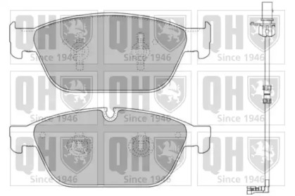 Комплект тормозных колодок QUINTON HAZELL BP1748