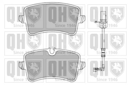 Комплект тормозных колодок QUINTON HAZELL BP1749