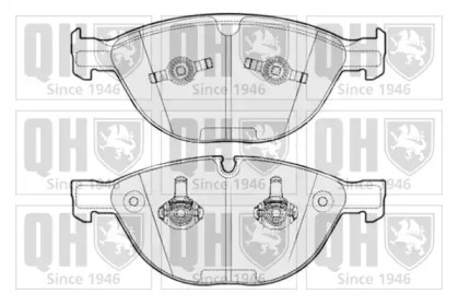 Комплект тормозных колодок QUINTON HAZELL BP1758