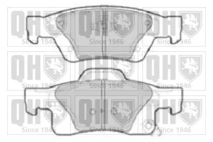 Комплект тормозных колодок QUINTON HAZELL BP1772