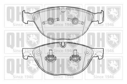 Комплект тормозных колодок QUINTON HAZELL BP1780