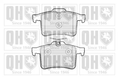 Комплект тормозных колодок QUINTON HAZELL BP1781