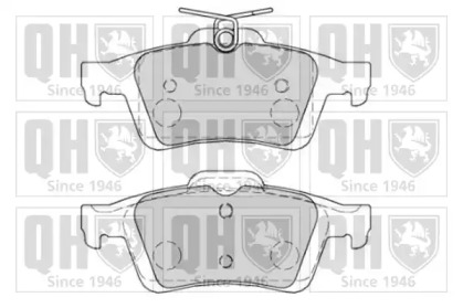 Комплект тормозных колодок QUINTON HAZELL BP1811