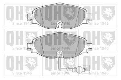 Комплект тормозных колодок QUINTON HAZELL BP1820