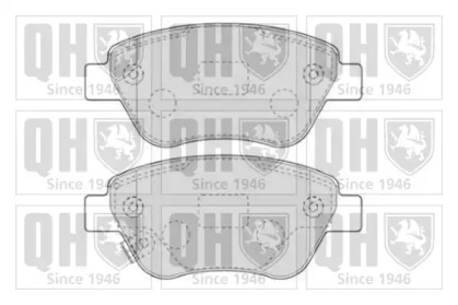 Комплект тормозных колодок QUINTON HAZELL BP1824