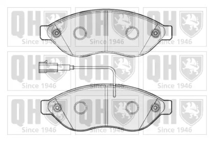 Комплект тормозных колодок QUINTON HAZELL BP1828