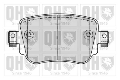 Комплект тормозных колодок QUINTON HAZELL BP1843