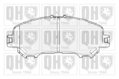Комплект тормозных колодок QUINTON HAZELL BP1854