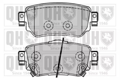 Комплект тормозных колодок QUINTON HAZELL BP1855