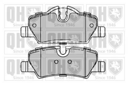 Комплект тормозных колодок QUINTON HAZELL BP1858