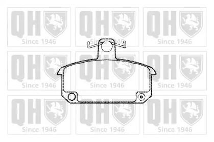 Комплект тормозных колодок QUINTON HAZELL BP202