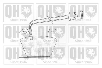 Комплект тормозных колодок QUINTON HAZELL BP222