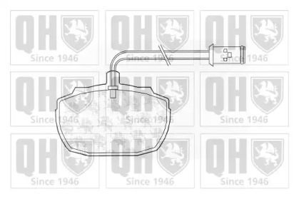 Комплект тормозных колодок QUINTON HAZELL BP226