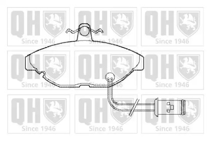 Комплект тормозных колодок QUINTON HAZELL BP228